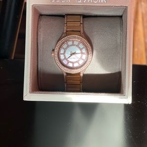 Rose gold michael Kors watch